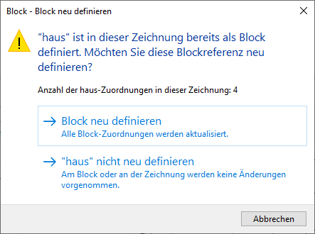 Aktualisierung aller vorhandenen Blockreferenzen