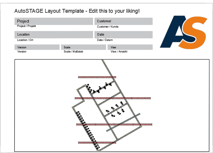 Zeichnungsrahmen Flex-Layout Design-Vorlage 2