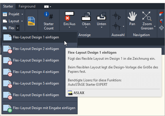 Flex-Layout einfügen