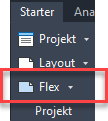 Flex-Layout im Layout einfügen 