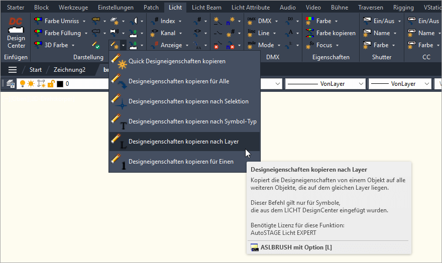ASLBRUSH-L nach Layer