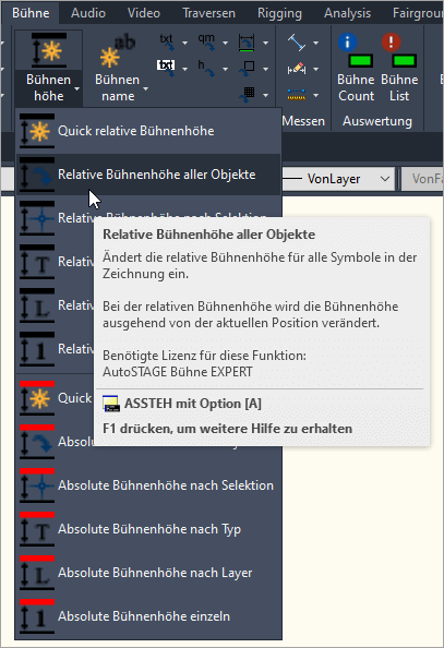 Relative Höhe - ASSTEH-A für Alle