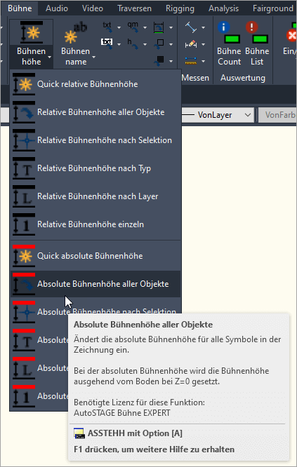 Absolute Höhe - ASSTEHH-A für Alle