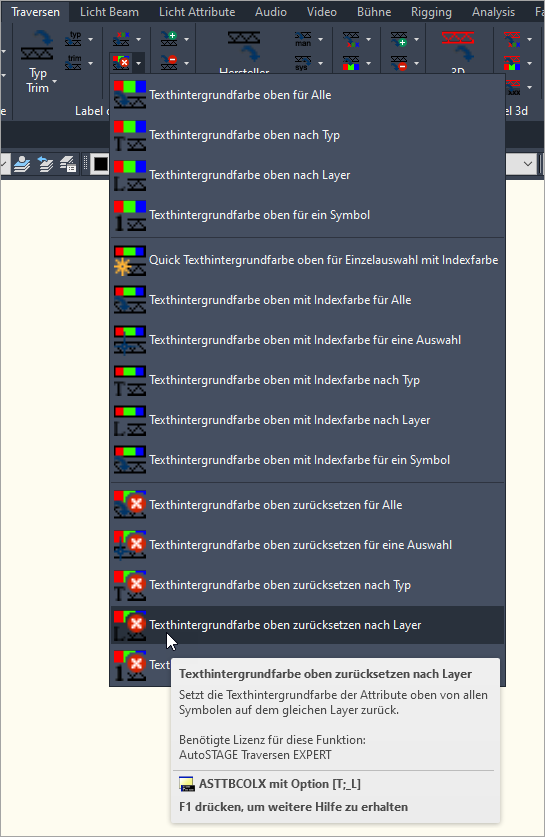 ASTTBCOLX-T-L nach Layer