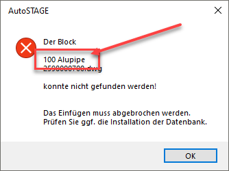 Legendenfehler beheben