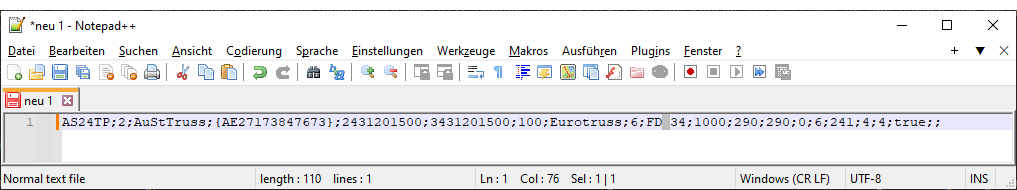 Leerzeichen ersetzen