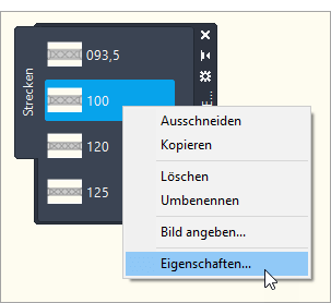 Eigenschaften eines Symbols in der Werkzeugpalette