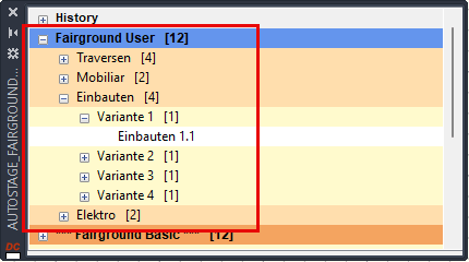 Bearbeitete Benutzeranpassung importieren