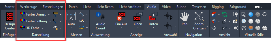 Audio Darstellung
