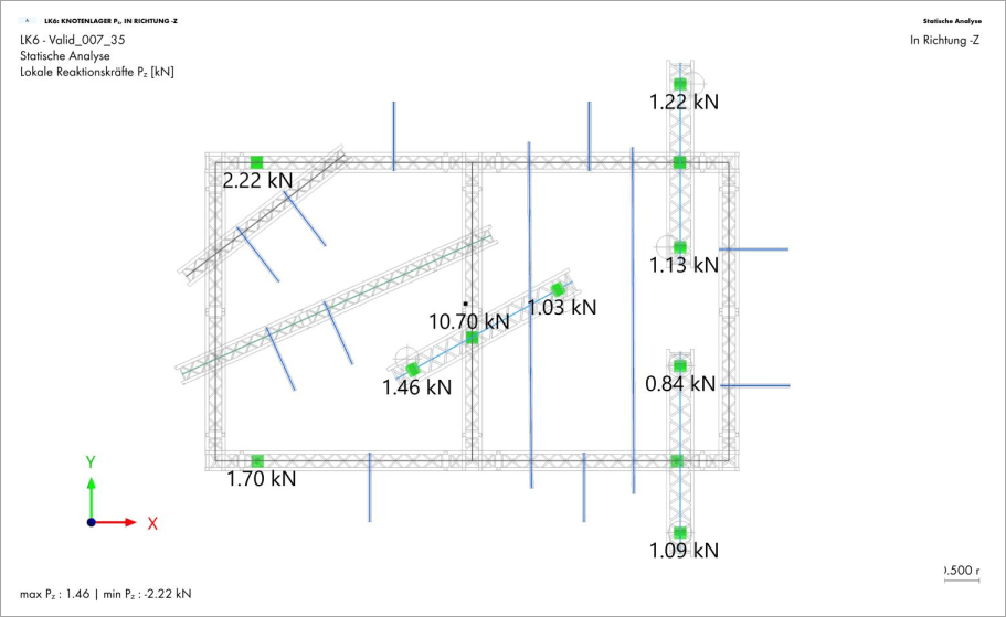 Beispiel für ein mit RFEM berechnetes Referenzmodell