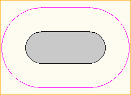 Tisch Oval 2,5 x 1,0m