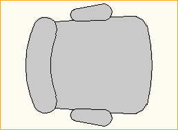 Stuhl Design 3 - 575 x 600 mm (BxT) Stuhl Design 3 - 575 x 600 mm (BxT)