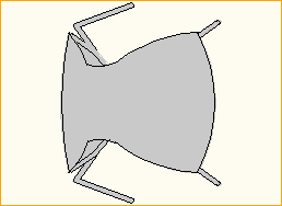 Stuhl FLY mit Armlehne