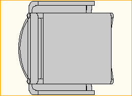 Stuhl NET mit Armlehne