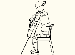 Cellist sitzend