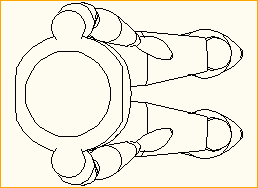 Figur sitzend