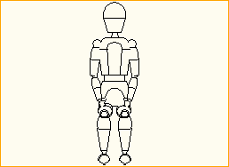Figur sitzend