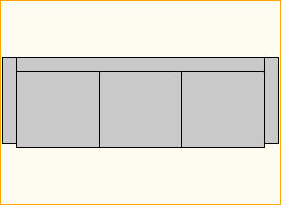 Sofa Dreisitzer
