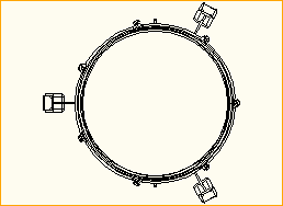 Snare mit Stativ