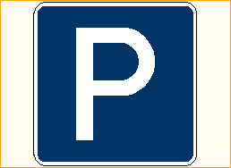 Parkplatzschild