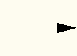 Pfeil 1,0m gefüllt
