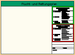 Rahmen Flucht + Rettungsplan A4