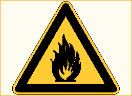Warnung vor feuergefährlichen Stoffen - W021 Warnung vor feuergefährlichen Stoffen - W021