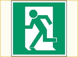 Notausgang links - E001