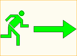Flucht rechts einfach