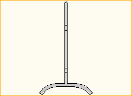 Bauzaun halbhoch - M125 Fan-Gitter 19 Stäbe