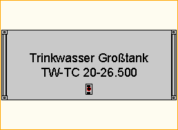 Trinkwasser Großtank TW-TC 20-26.500 CEE 32A Trinkwasser Großtank TW-TC 20-26.500 CEE 32A