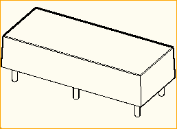 Tisch 2,2 x 0,9m