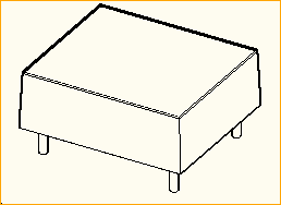 Tisch 1,4 x 1,2m