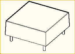 Tisch 1,4 x 1,4m