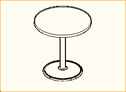 Bistro-Tisch Rund D=0,7m