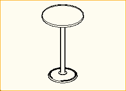Stehtisch Rund D=0,7m