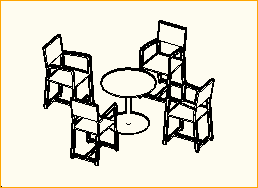 Bistro Sitzgruppe - 4 Pers.