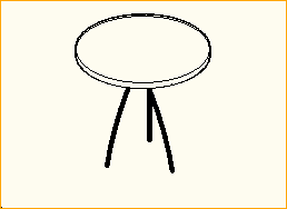 Bistro-Tisch CHUCK