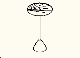 Steh-Tisch GINOSA 110