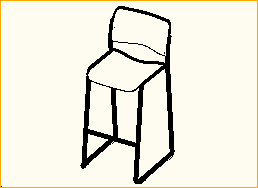Barhocker - 440 x 440 mm (BxT) Barhocker - 440 x 440 mm (BxT)