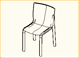Stuhl CHEAP CHIC TRANSPARENT