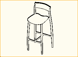Barhocker PENNE neu