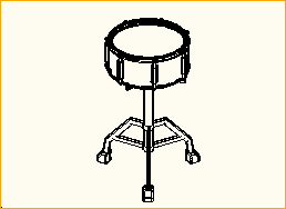 Snare mit Stativ