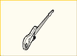 Bass-Gitarre für Bassist