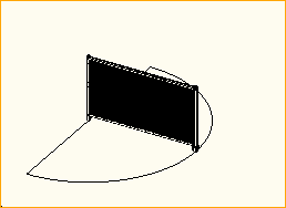 Zaun mit Torrolle