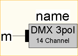 DMX MC -> 14xDMX  3pol