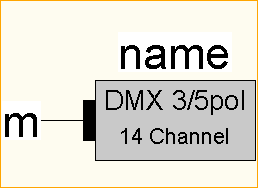 DMX MC -> 14xDMX  3/5pol