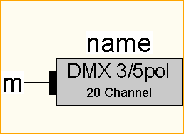DMX MC -> 20xDMX  3/5pol