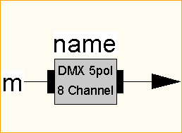 DMX MC -> 8xDMX  5pol schleifbar