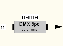 DMX MC -> 20xDMX  5pol schleifbar